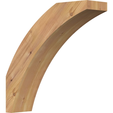 Ekena Millwork 5 1/2"W x 20"D x 20"H Thorton Smooth Knee Brace, Western Red Cedar BRC06X20X20THR00SWR